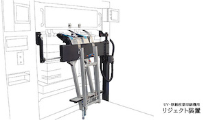 ＵＶ・厚紙枚葉印刷機リジェクト装置